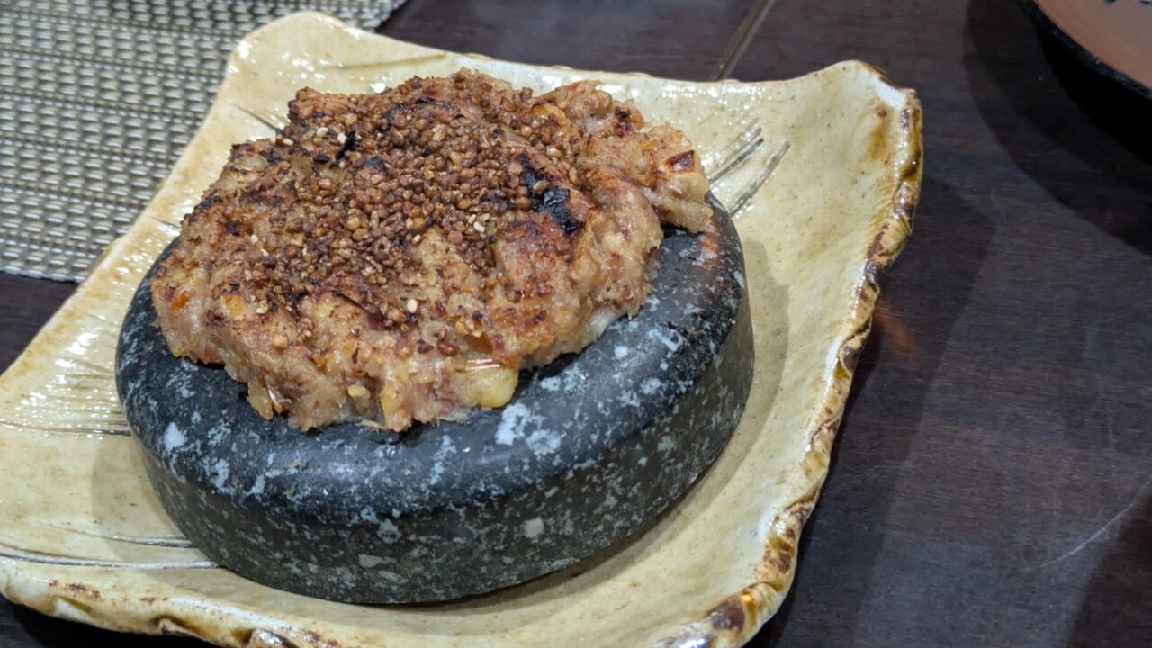夏見屋の焼き蕎麦味噌