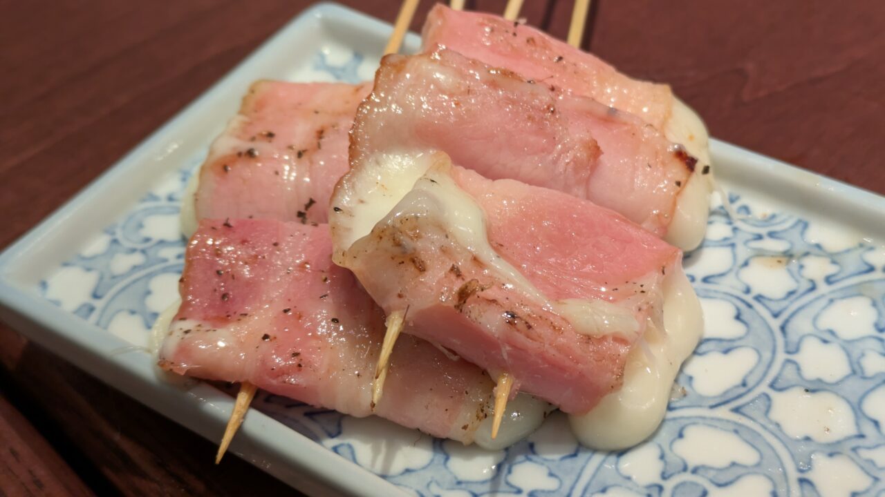 にしだ場下総中山店のチーズベーコン