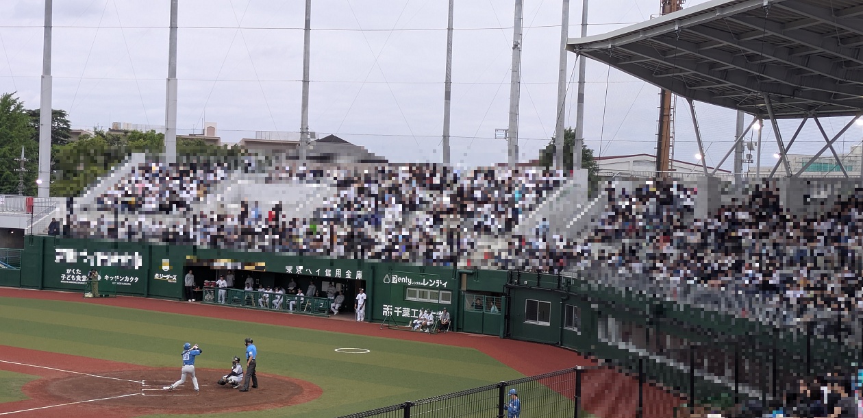 国府台スタジアムの観客