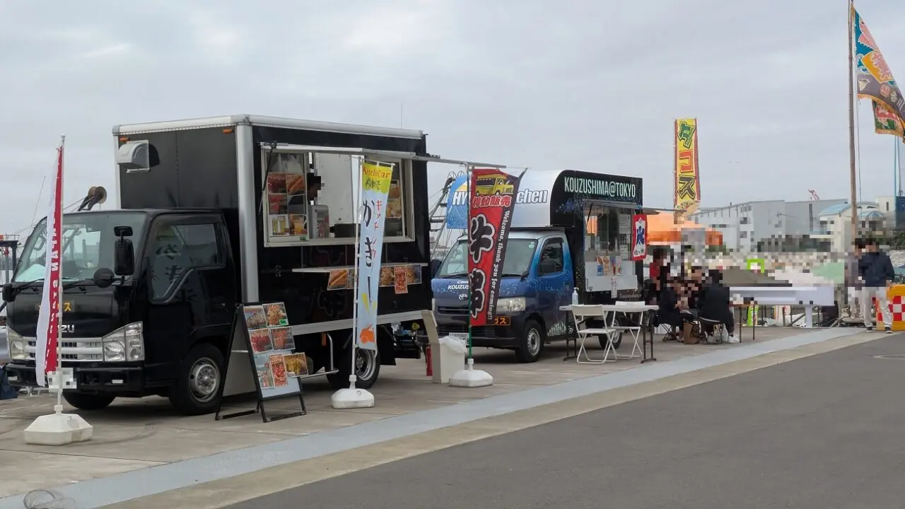 市川漁港朝市キッチンカー
