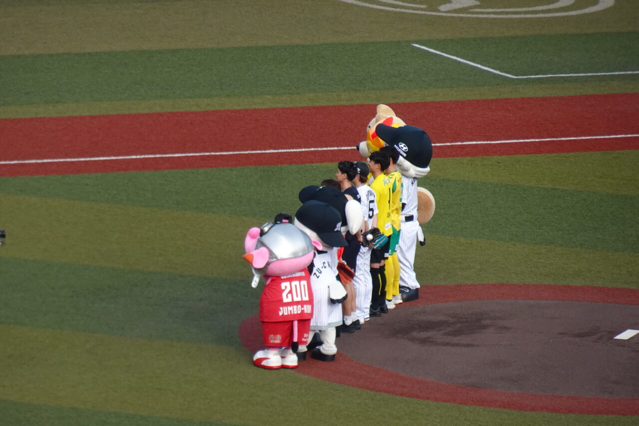 「ALL FOR CHIBA. UNITY IN SPORTS.」のセレモニー
