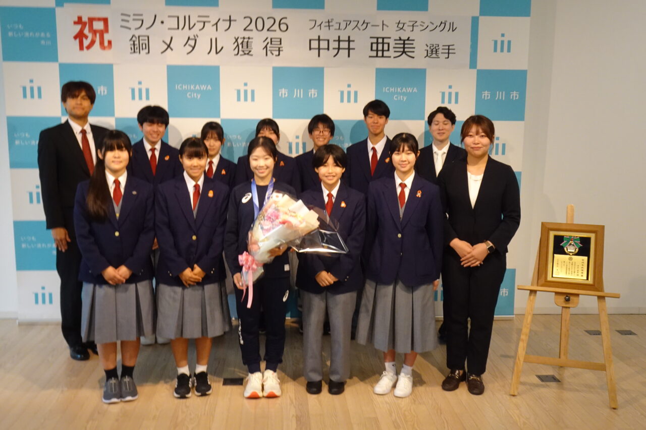 中井亜美選手との撮影