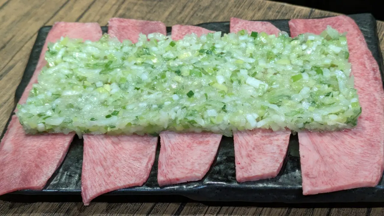 はやぶさのタタミねぎ牛タン