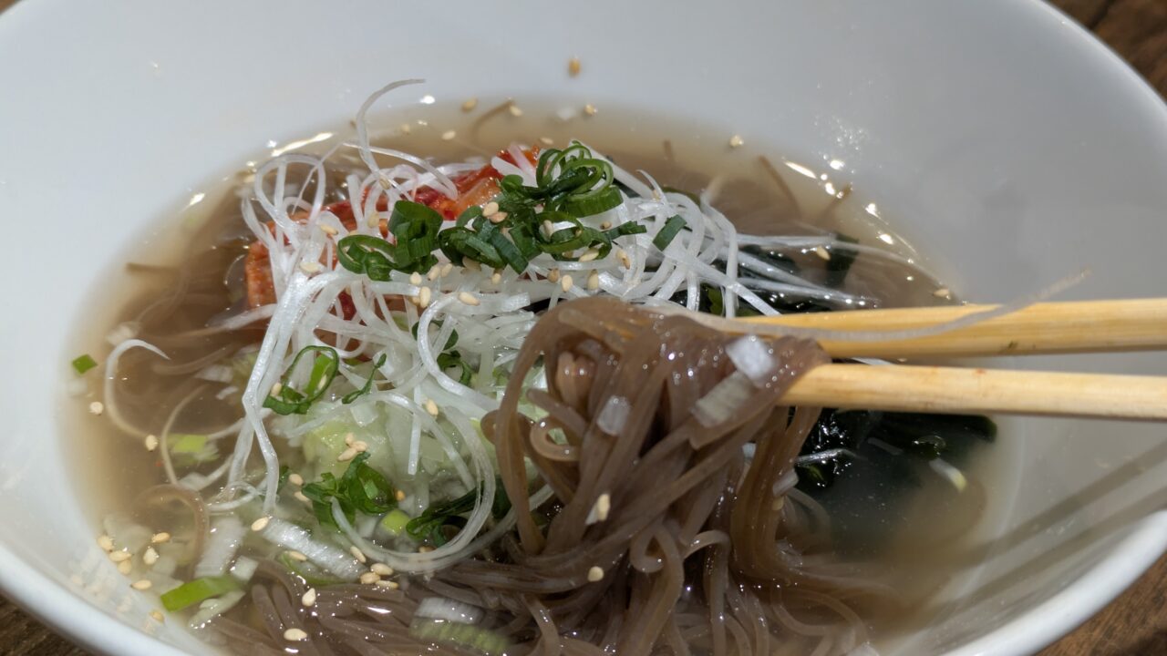 はやぶさの冷麺