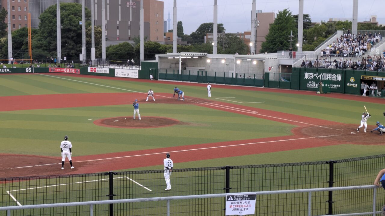 国府台スタジアムのファームの試合