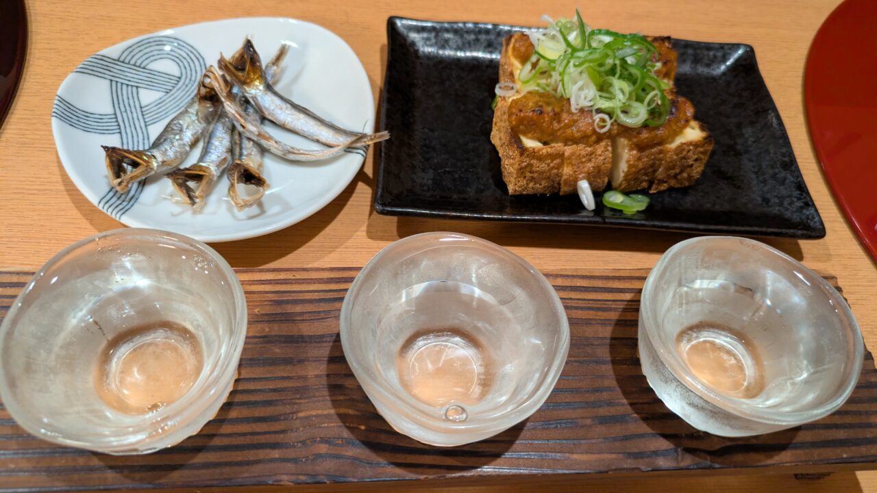 和菜結の日本酒とおつまみ