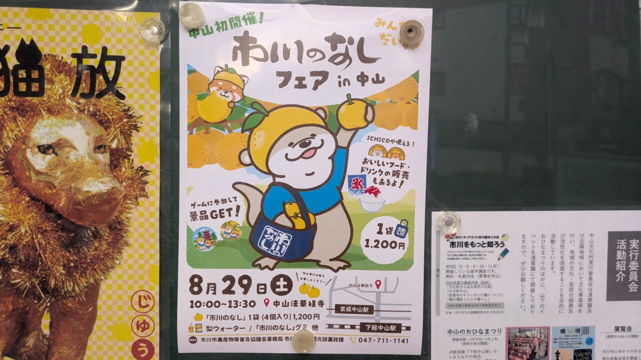 市川のなしフェアin中山