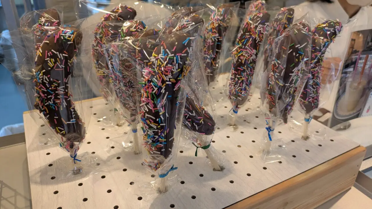 パティスリーでトゥールの夏祭りのチョコバナナ