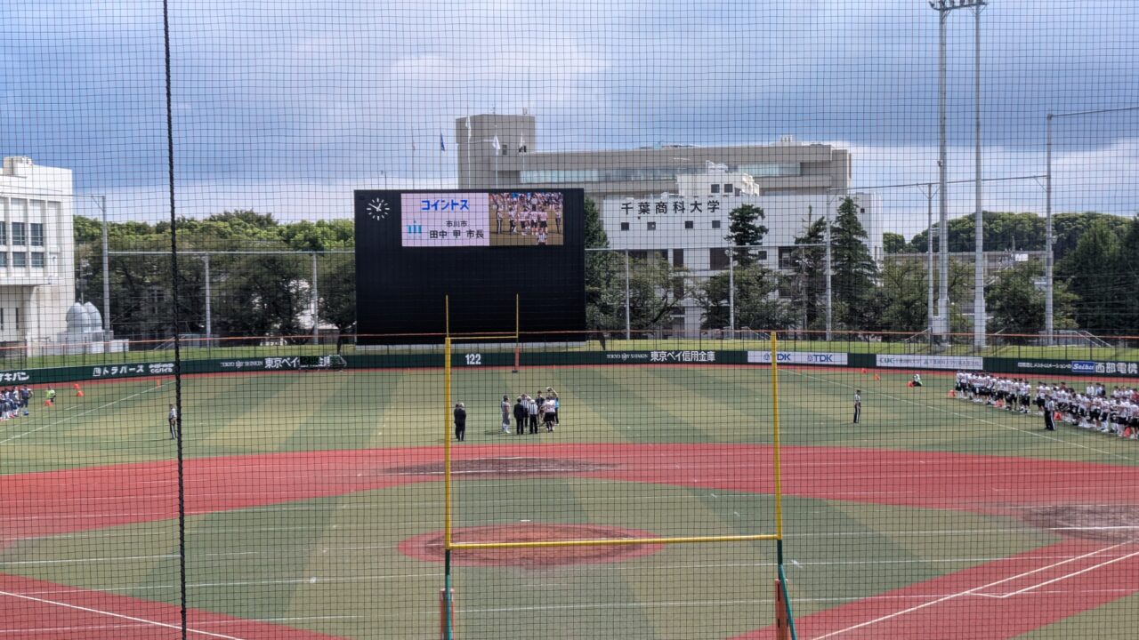 市川BLUE THUNDERSのコイントス