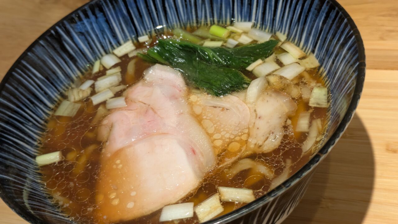 MenZoの醤油ラーメン