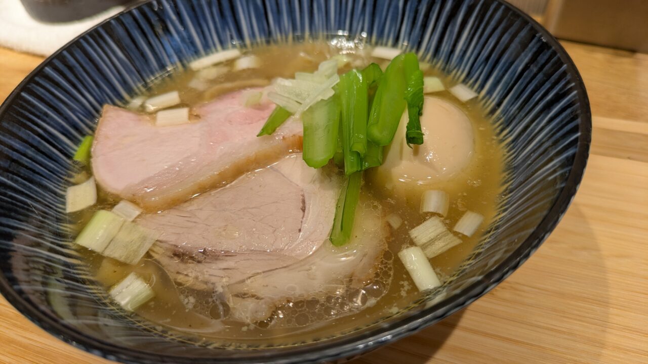 MenZoの塩ラーメン