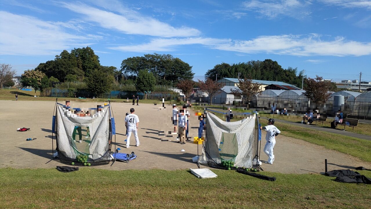 いちかわスポーツフェスタの野球教室