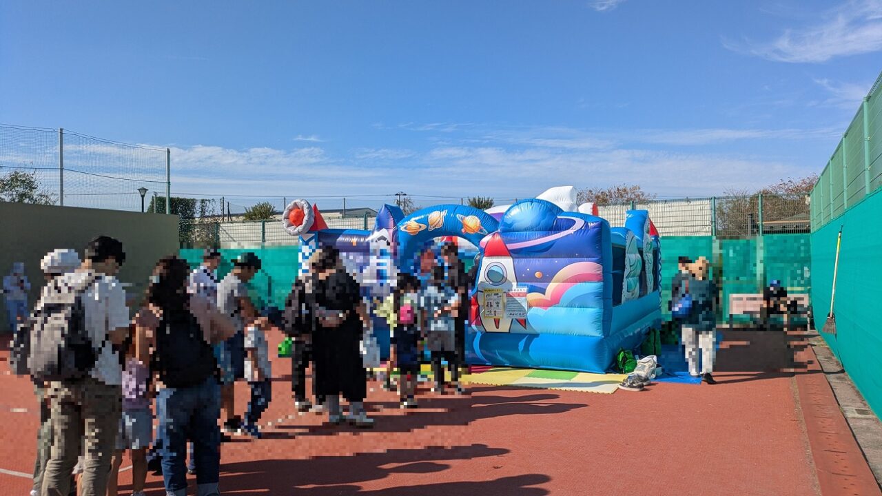 いちかわスポーツフェスタのエア遊具