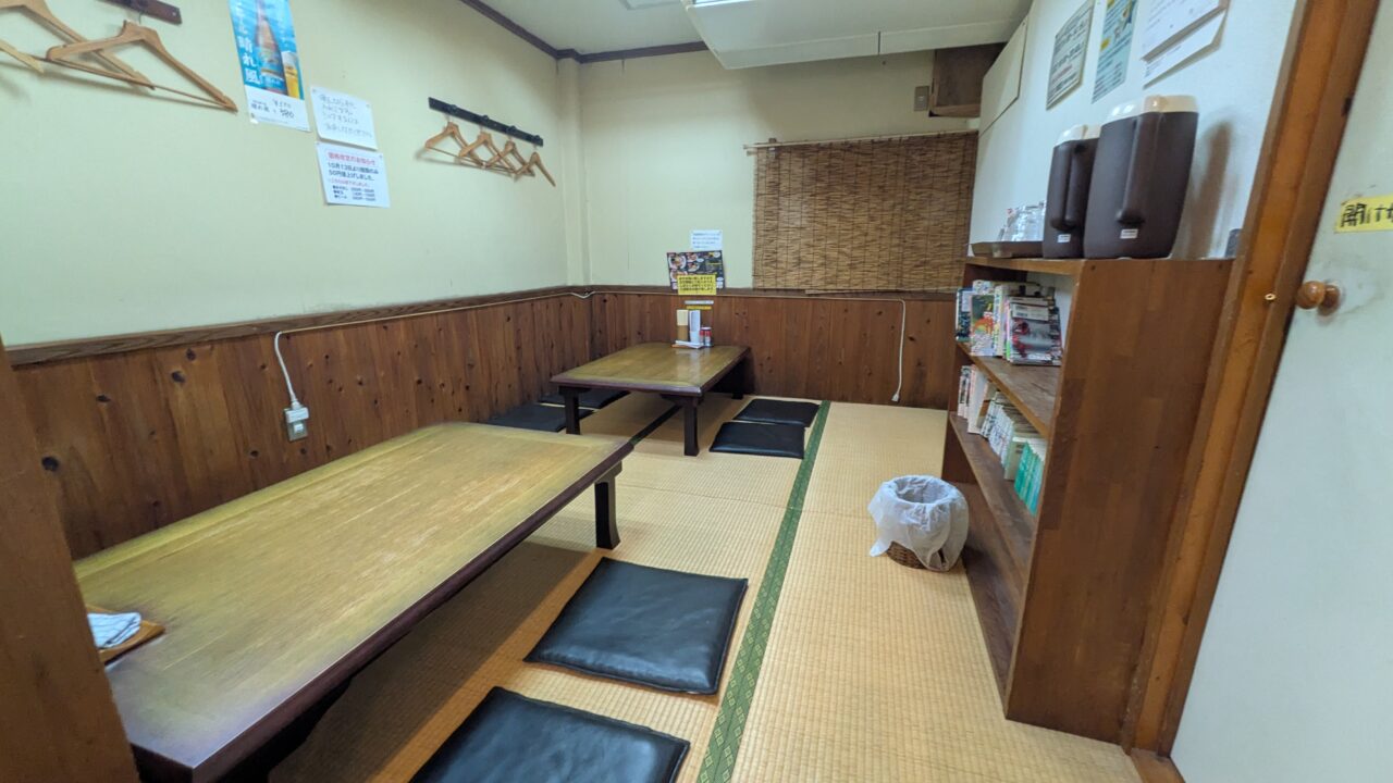 ラーメン一兎の座敷