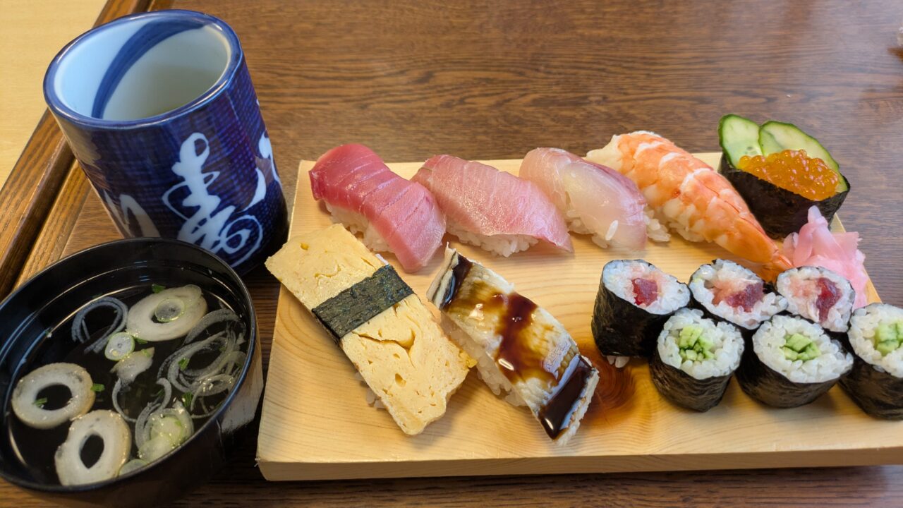 みどり寿司の上にぎりセット